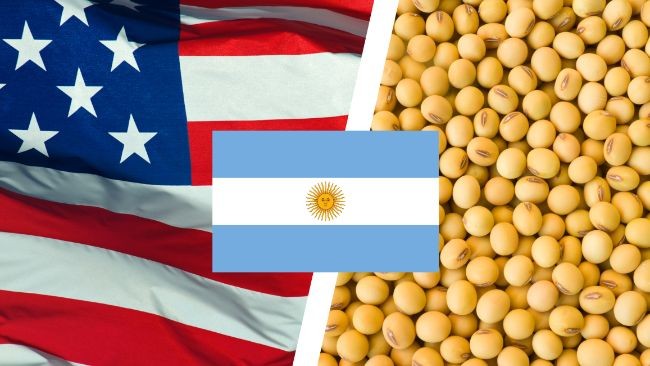 Argentina importa soja desde Estados Unidos