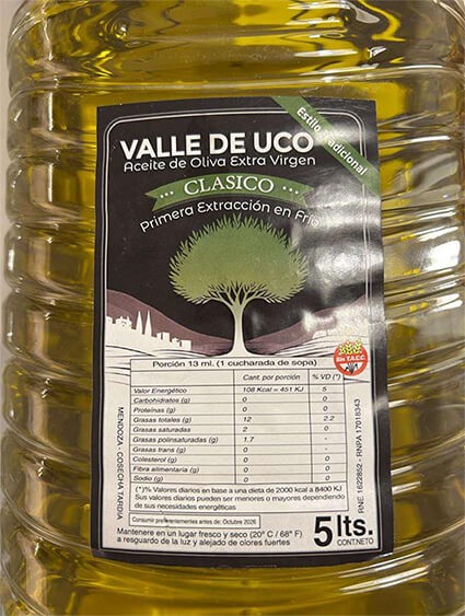 ANMAT retira del mercado dos marcas de aceite de oliva y una de azúcar por irregularidades