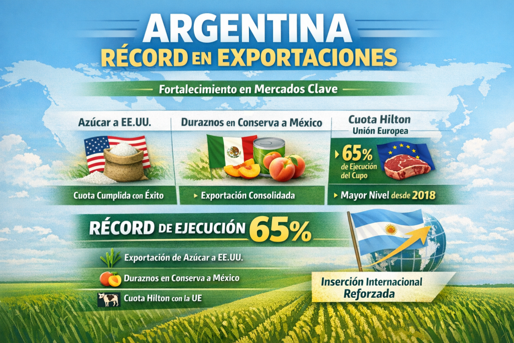 Argentina consolida su liderazgo exportador