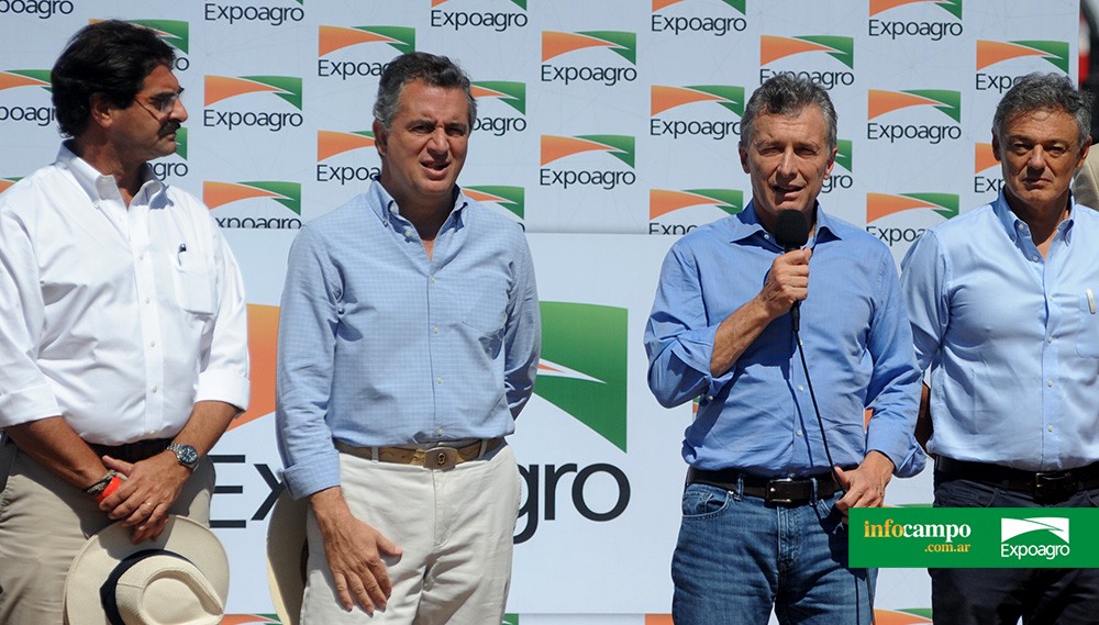 Macri llegó a Expoagro, las retenciones ya no se aguantan más.