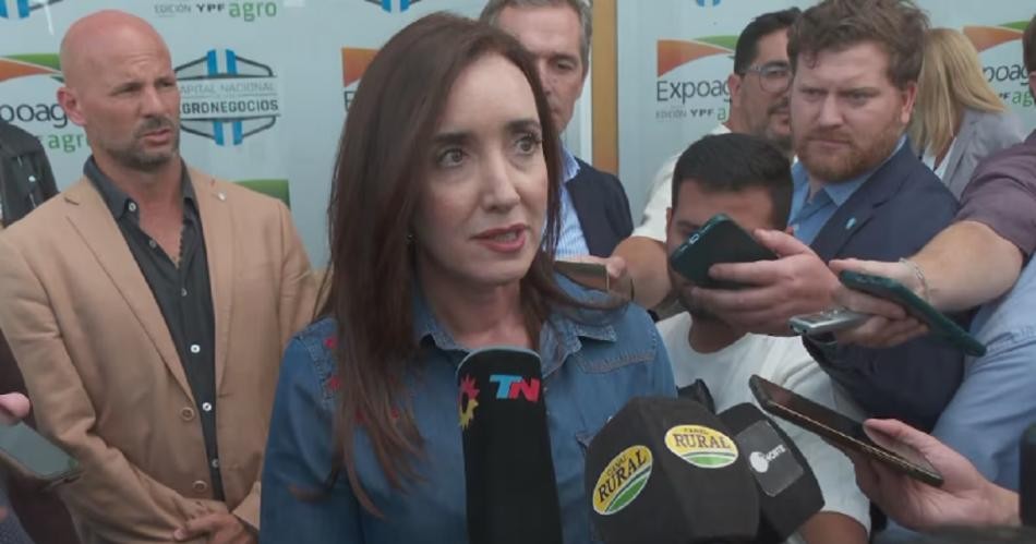 El paso de Victoria Villarruel por EXPOAGRO.